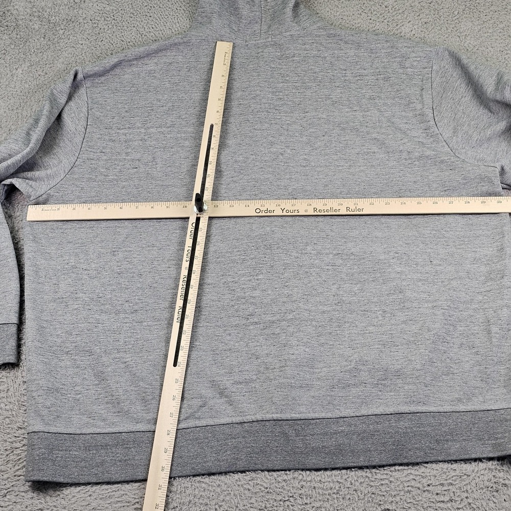 Polo Ralph Lauren Hoodie Mens 4XB Gray Full Zip Sweatshirt Embroidered Pony‎ - Picture 10 of 13